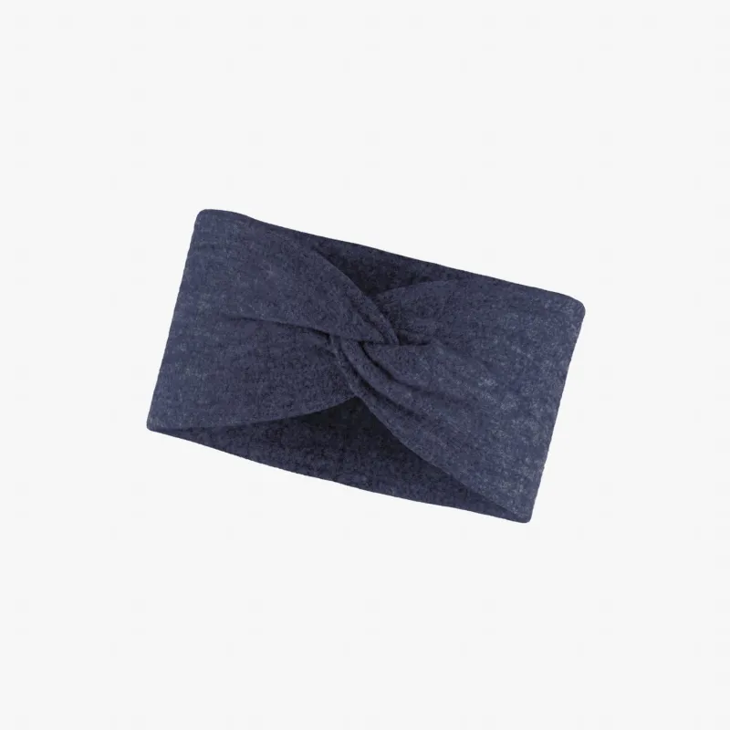 BUFF Merino Fleece Headband Solid Navy Dark Blue Unisex sold by Buff