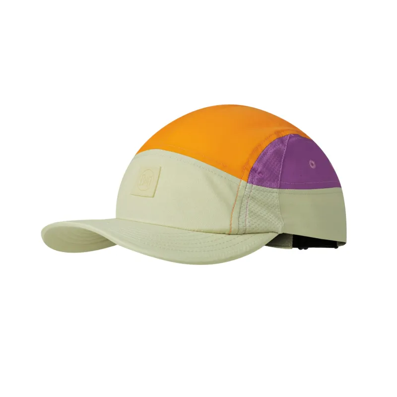 BUFF 5 Panel Go Cap Domus Pistachio  Orange Unisex sold by Buff
