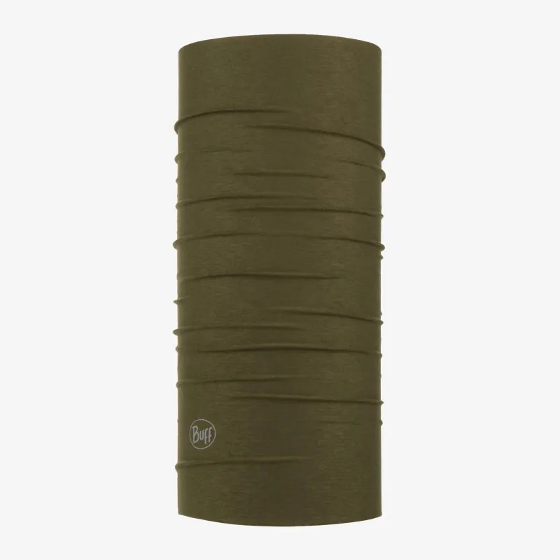 BUFF Original EcoStretch Neckwear Solid Military Green Unisex sold by Buff