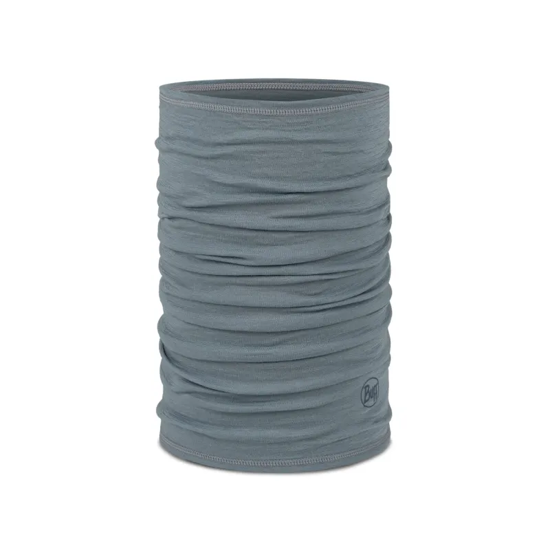 BUFF Merino Lightweight Neckwear Solid Flint Light Blue Unisex sold by Buff