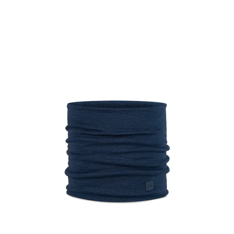 BUFF Merino Heavyweight Neck Warmer Solid Indigo Blue Unisex sold by Buff