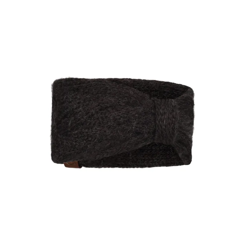 BUFF Knitted & Polar Headband Caryn Graphite Dark Grey Women sold by Buff