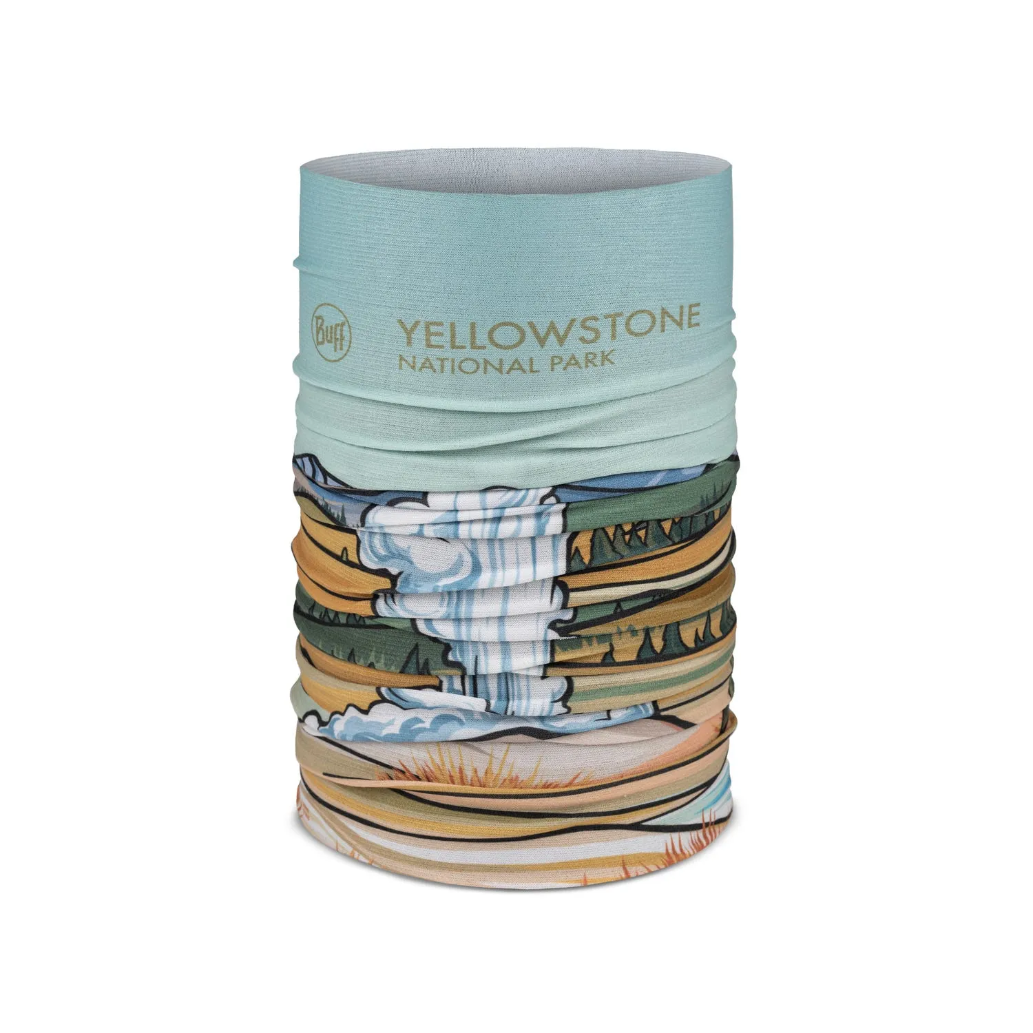 BUFF CoolNet UV® Neckwear Yellowstone National Park Multi Unisex sold by Buff