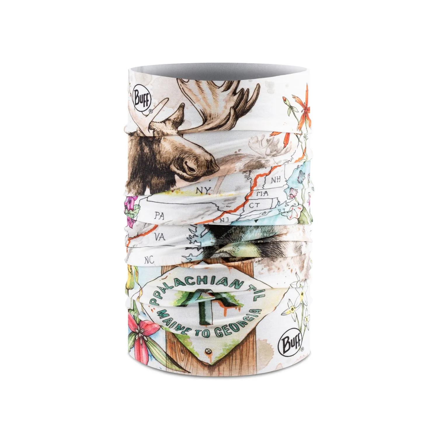 BUFF Original EcoStretch Neckwear Triple Crown Series Appalachian sold by Buff