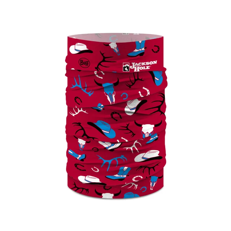 BUFF Original EcoStretch Neckwear Jackson Hole Icons Red Unisex sold by Buff