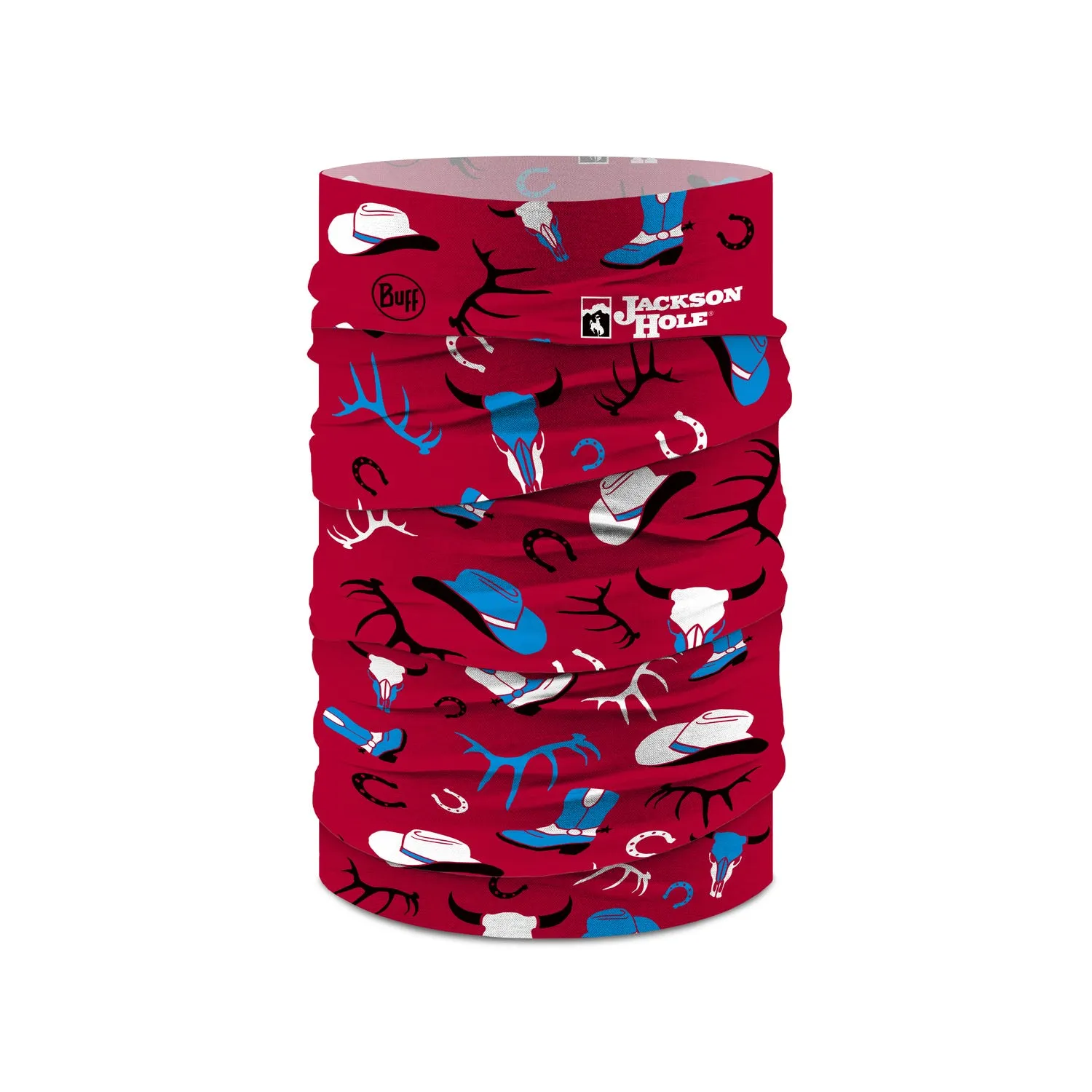 BUFF Original EcoStretch Neckwear Jackson Hole Icons Red Unisex sold by Buff