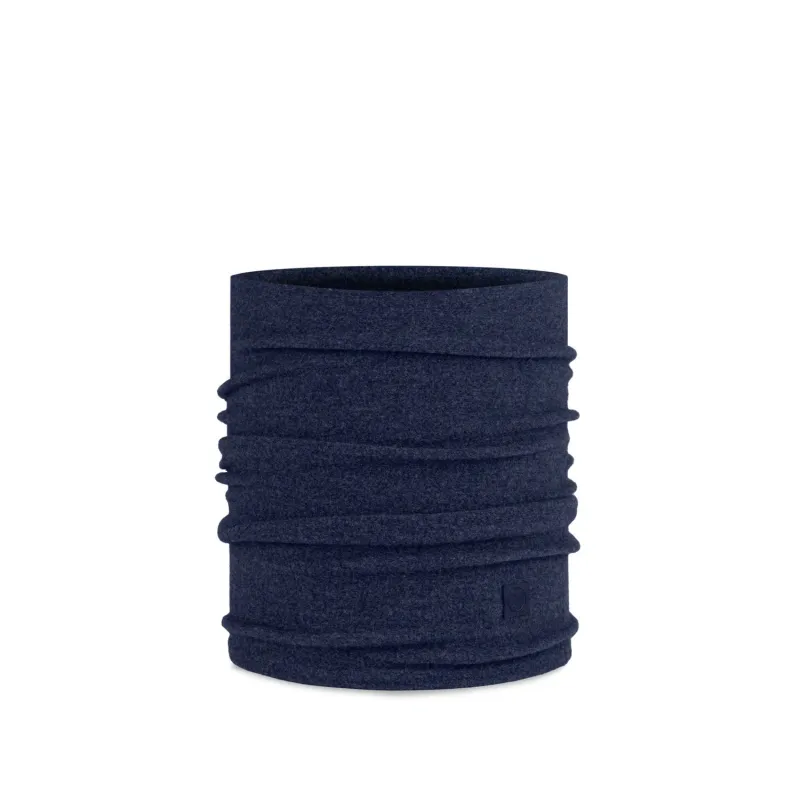 BUFF Merino Fleece Neck Warmer Solid Navy Dark Blue Unisex sold by Buff