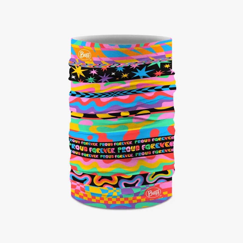BUFF Original EcoStretch Neckwear Pride Stacked Multi Unisex sold by Buff