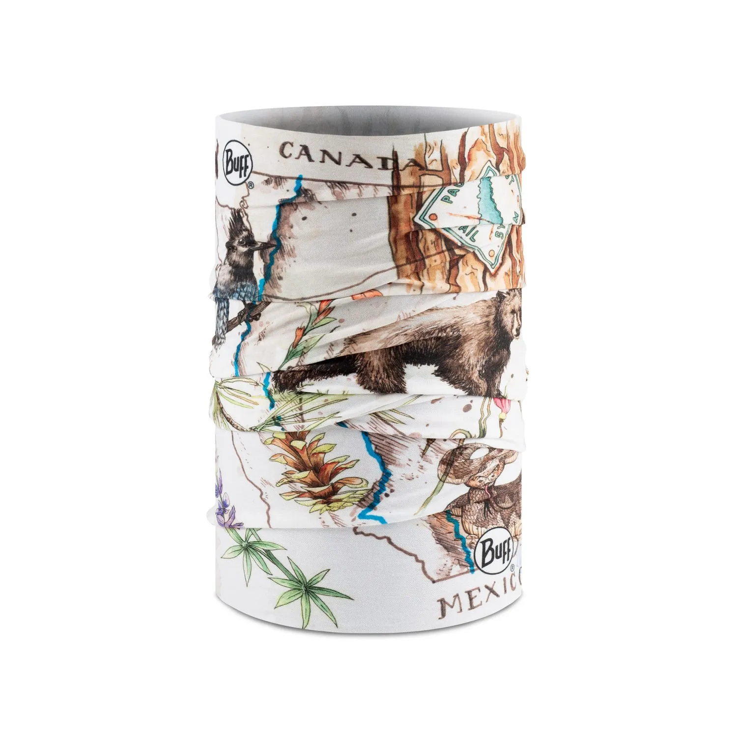 BUFF Original EcoStretch Neckwear Triple Crown Series Pacific Cre sold by Buff