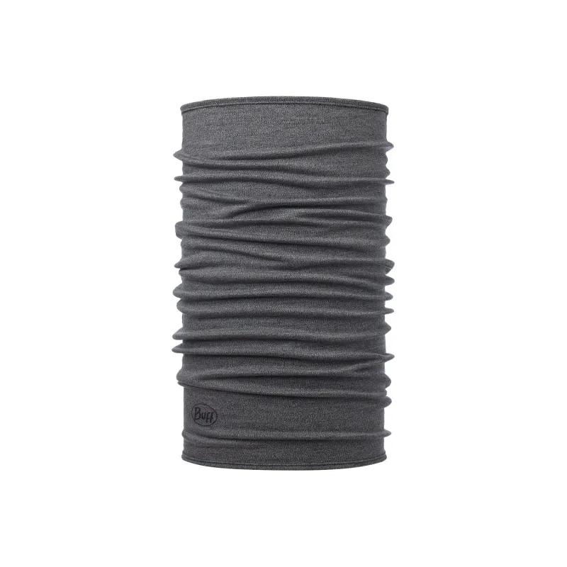 BUFF Merino Midweight Neckwear Melange Light Grey Unisex sold by Buff