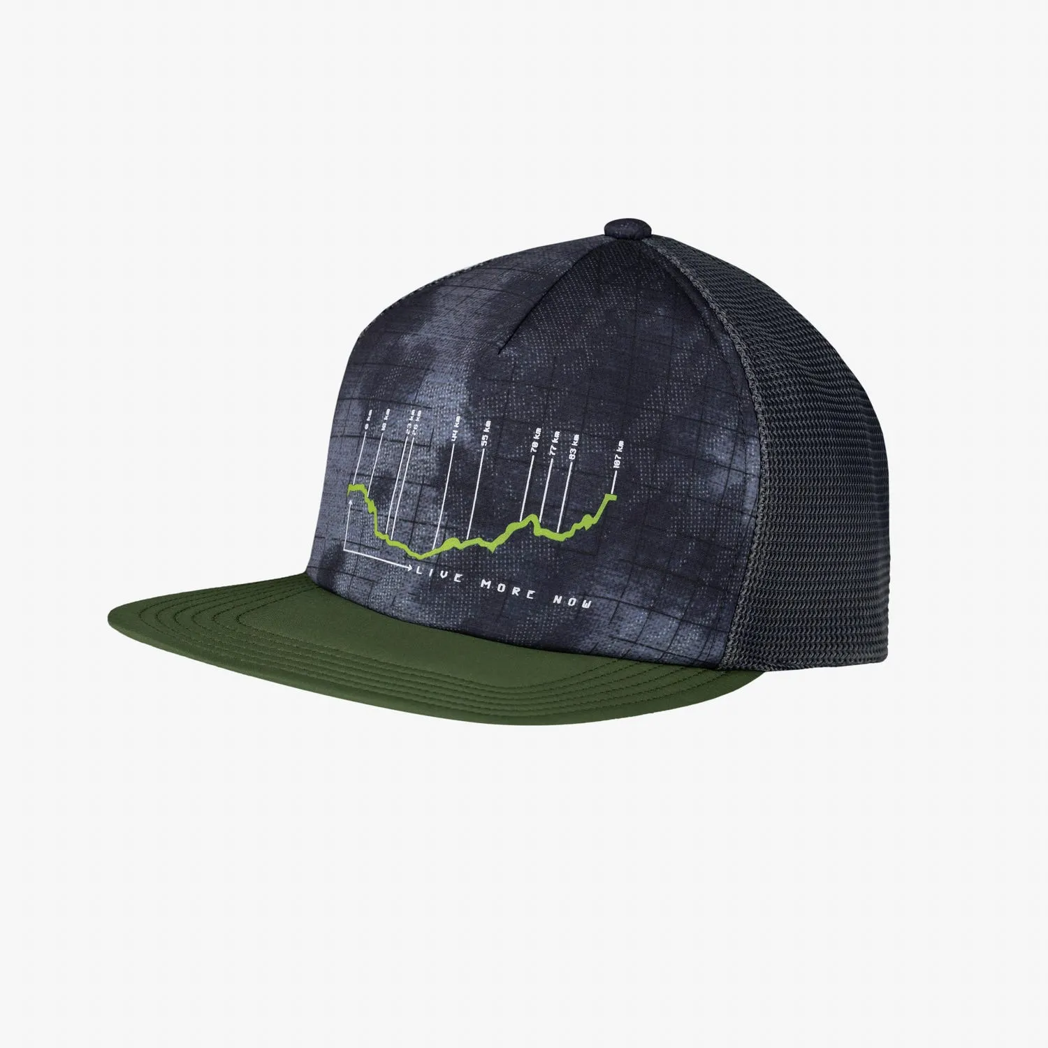 BUFF Explore Trucker Cap Bonsy Graphite Grey Unisex sold by Buff