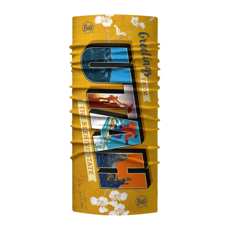 BUFF CoolNet UV® Neckwear Utah Postcard Multi Unisex sold by Buff