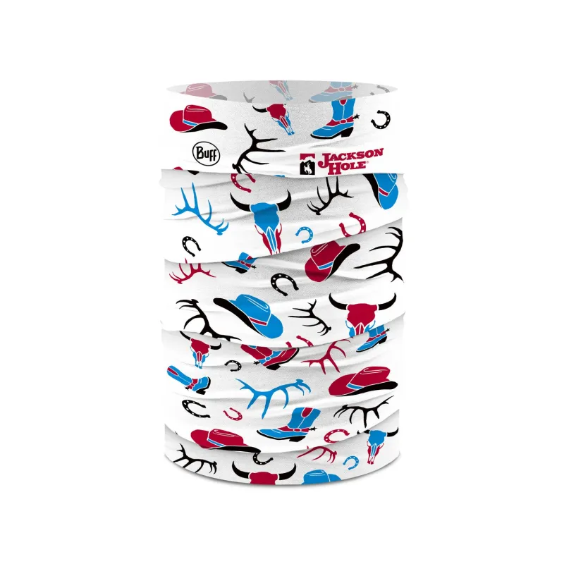 BUFF Original EcoStretch Neckwear Jackson Hole Icons White Unisex sold by Buff