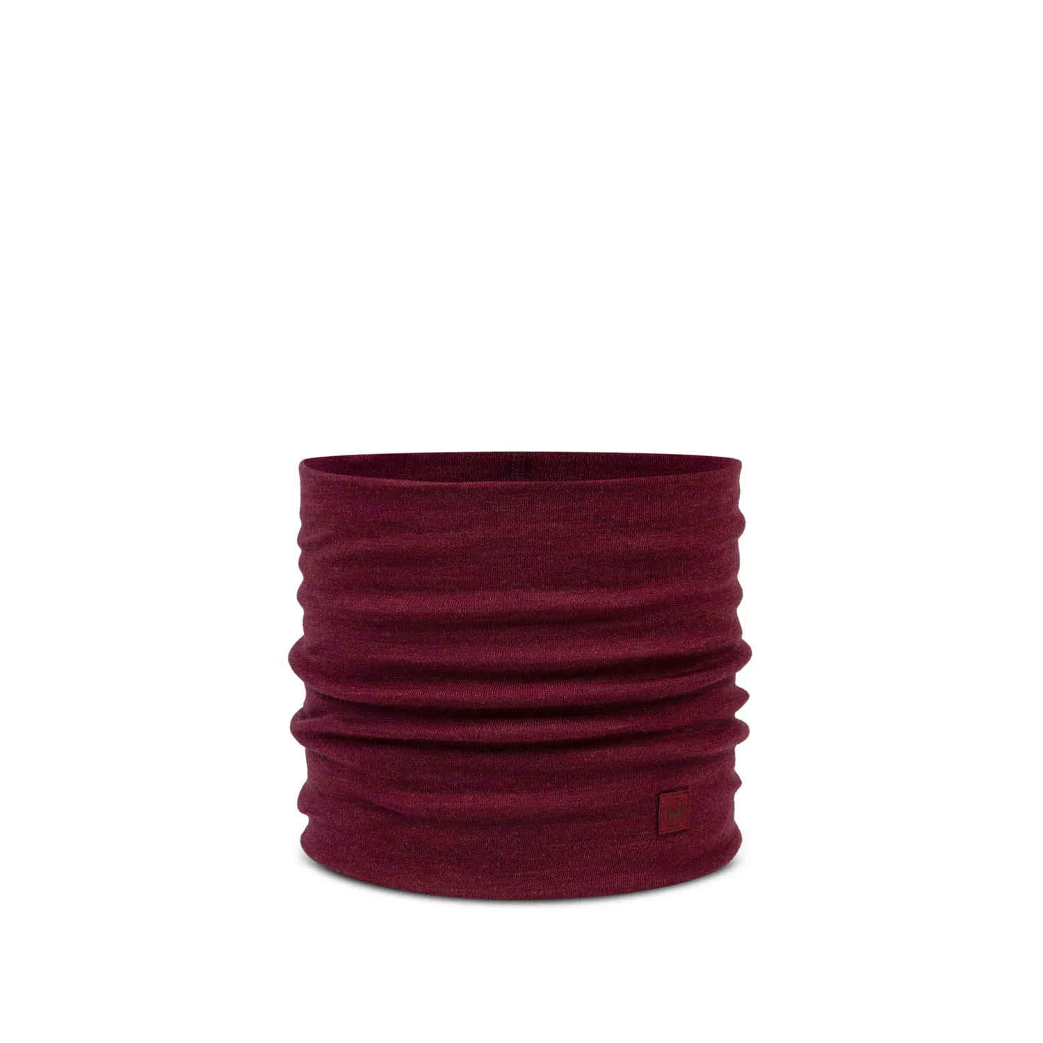BUFF Merino Heavyweight Neck Warmer Solid Tibetan Red Brown Unise sold by Buff