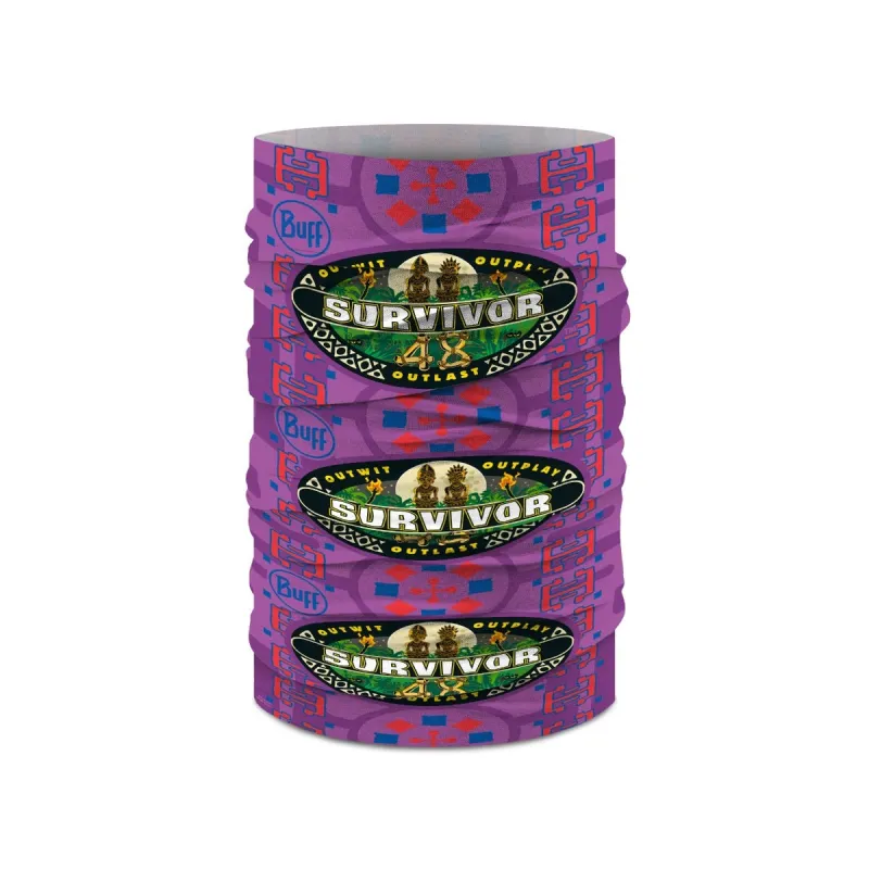 BUFF Original EcoStretch Neckwear Survivor Season 48 Lagi Purple sold by Buff