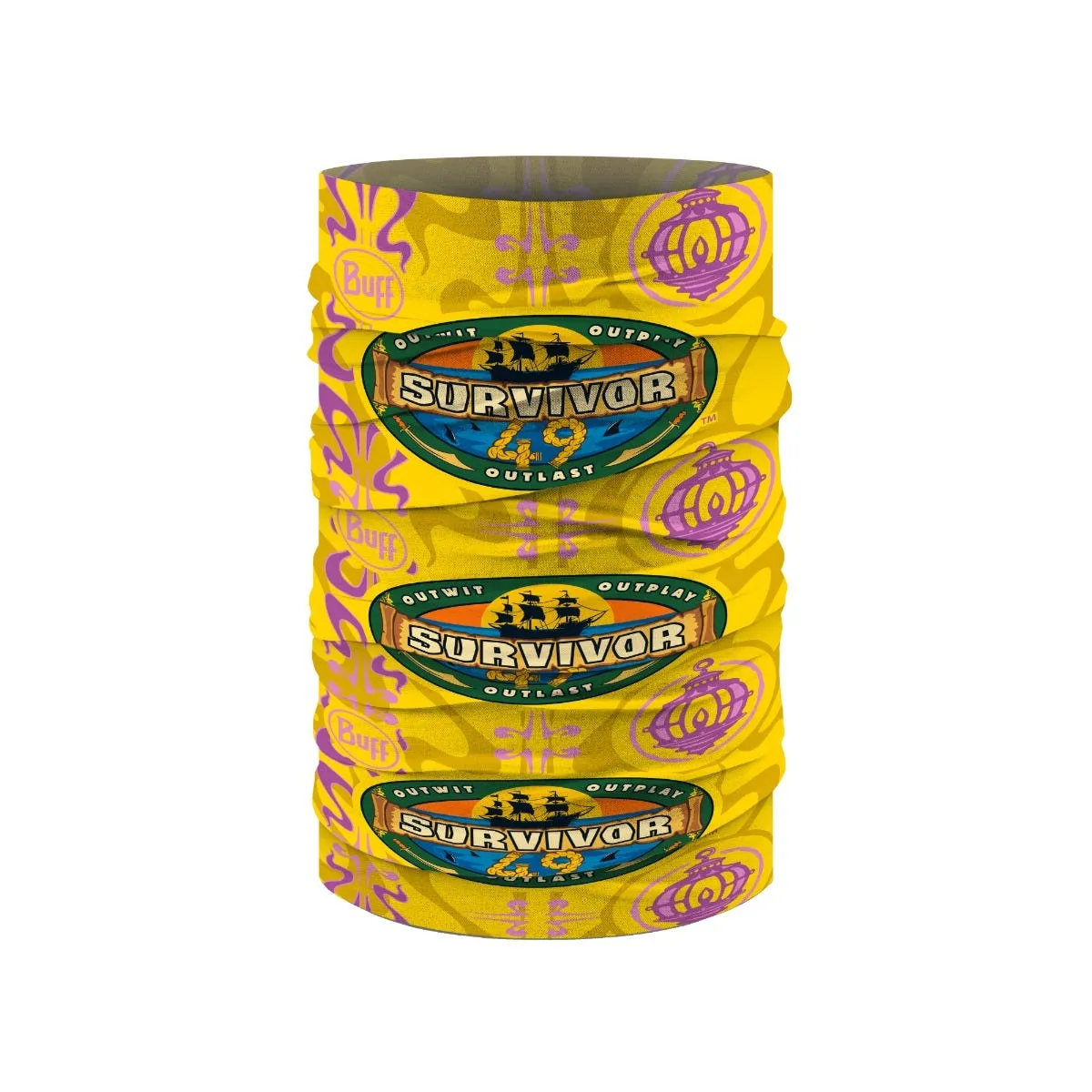 BUFF Original EcoStretch Neckwear Survivor Season 49 Hina Yellow sold by Buff
