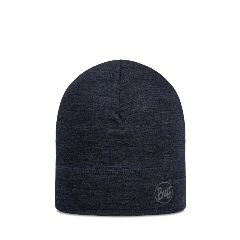 BUFF Merino Lightweight Beanie Solid Night Blue Dark Blue Unisex sold by Buff