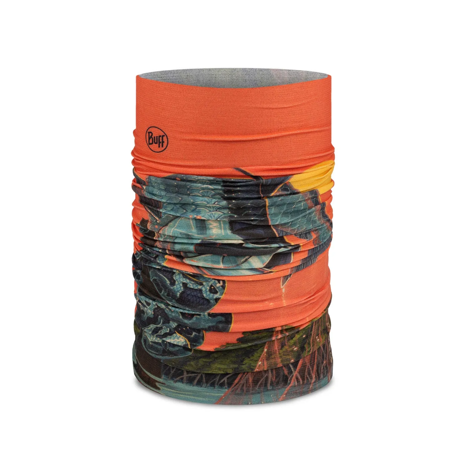 BUFF CoolNet UV® Derek DeYoung Neckwear King Python Red Unisex sold by Buff