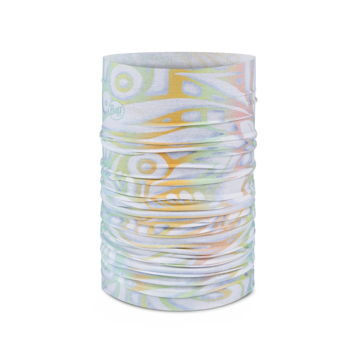 BUFF CoolNet UV® Neckwear Kauai Multi by Ian Ross Light Blue Uni sold by Buff