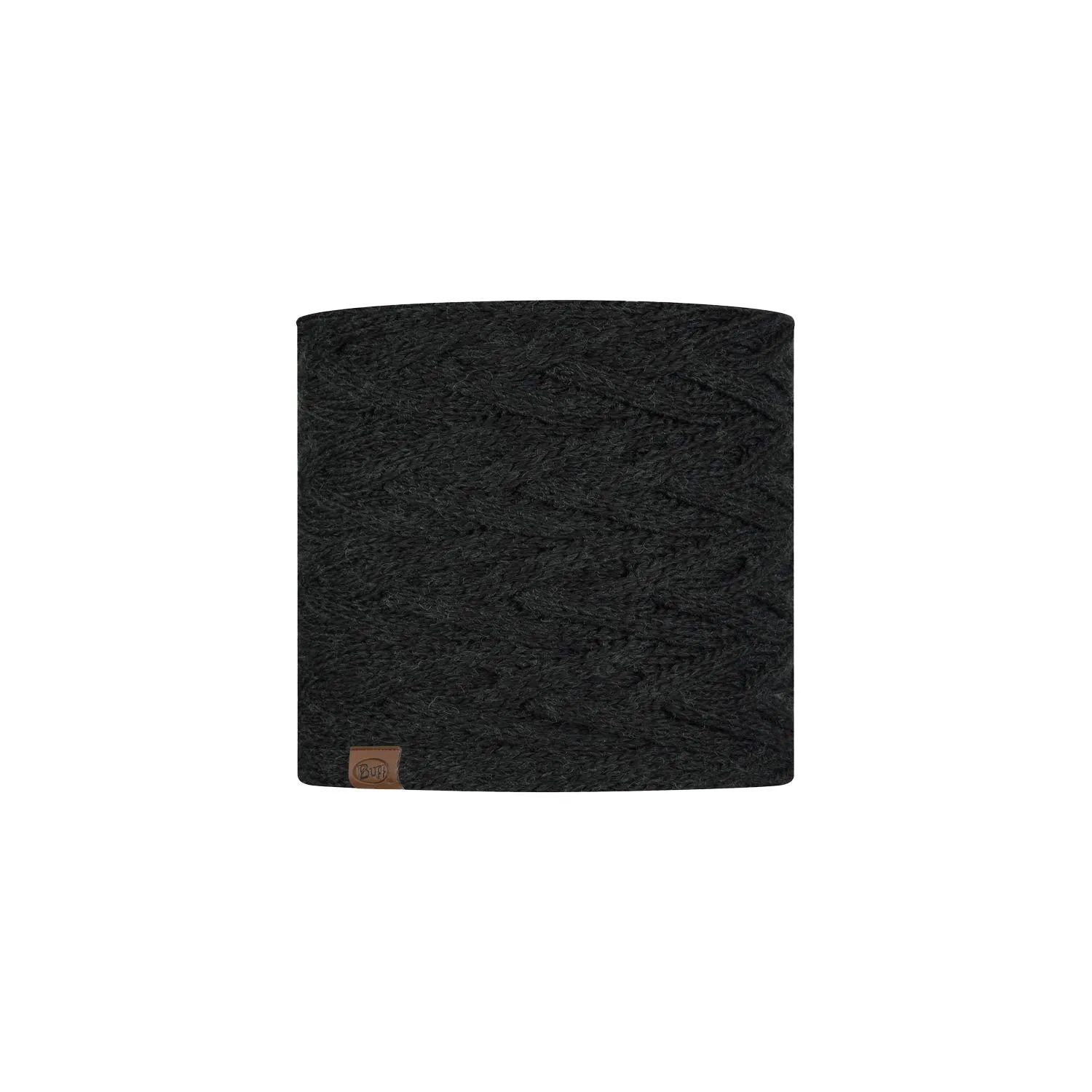 BUFF Knitted & Polar Neck Warmer Caryn Graphite Dark Grey Women sold by Buff