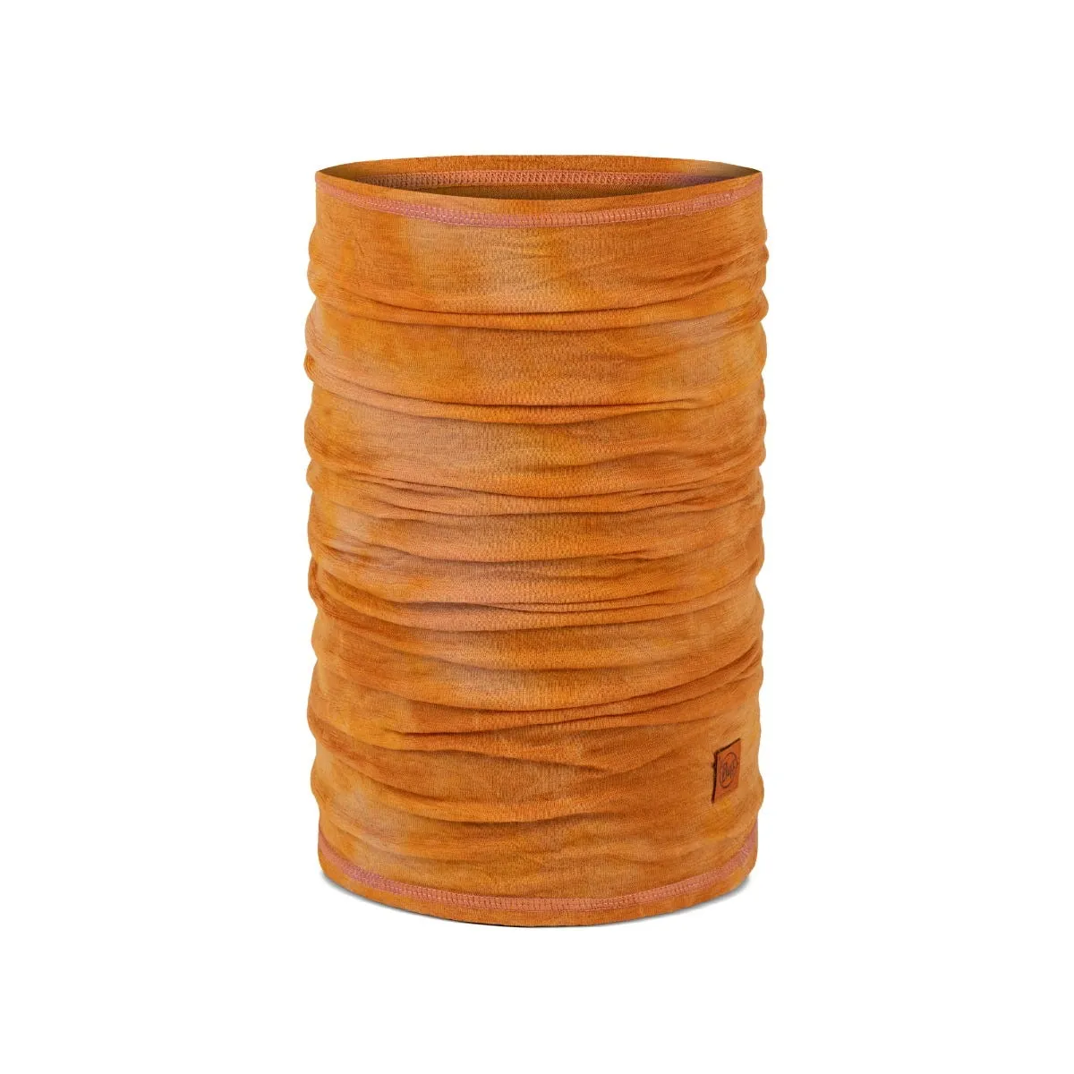 BUFF Merino Lightweight Neckwear Natural Tye Dye Pansy Orange Uni sold by Buff