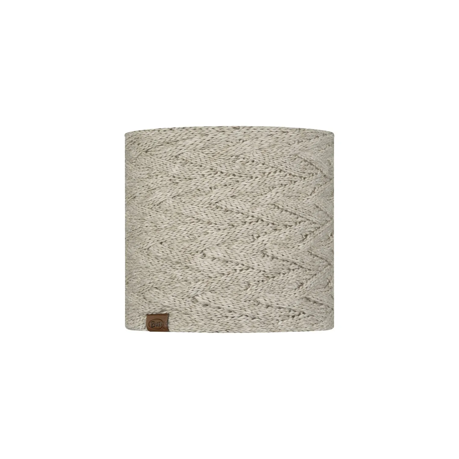 BUFF Knitted & Polar Neck Warmer Caryn Cru White Women sold by Buff