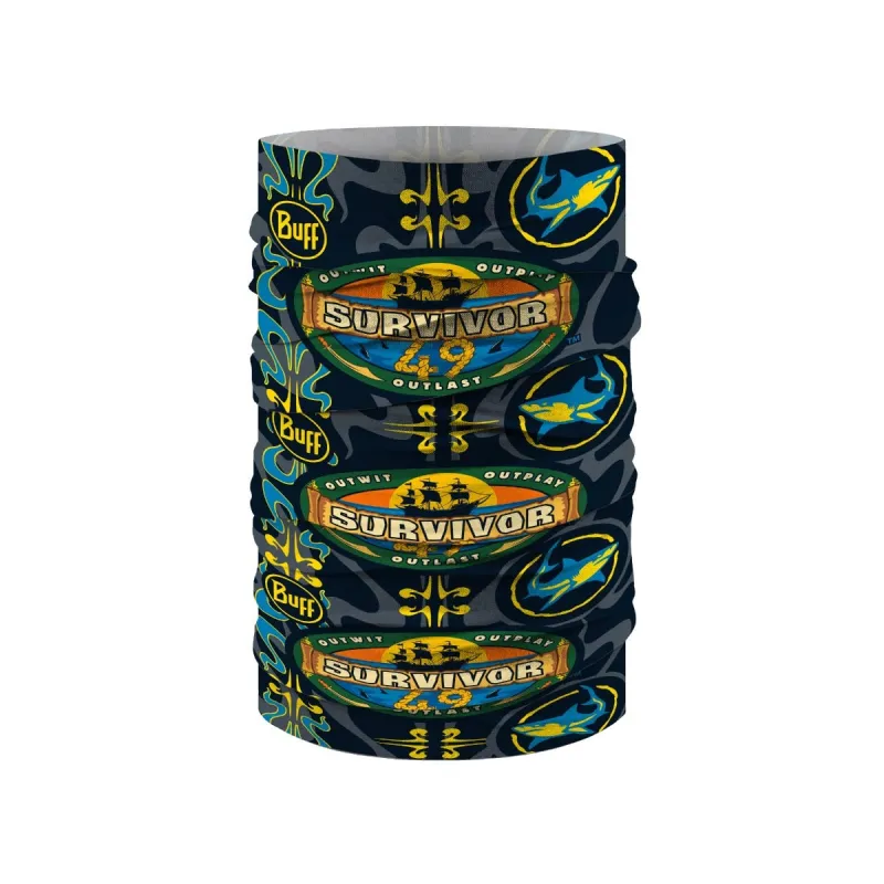 BUFF Original EcoStretch Neckwear Survivor Season 49 Merge Black sold by Buff