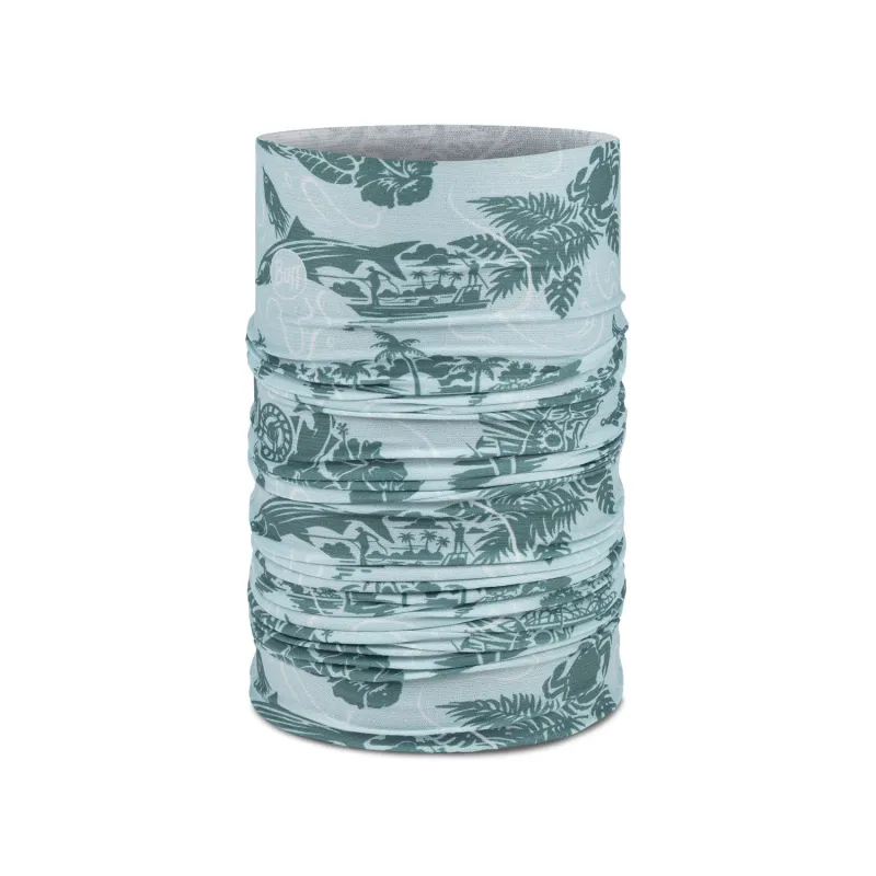 BUFF CoolNet UV® Neckwear Lake River Salt by Rob Beningo Green U sold by Buff