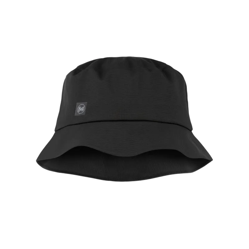 BUFF Rain Bucket Hat Solid Black Unisex sold by Buff