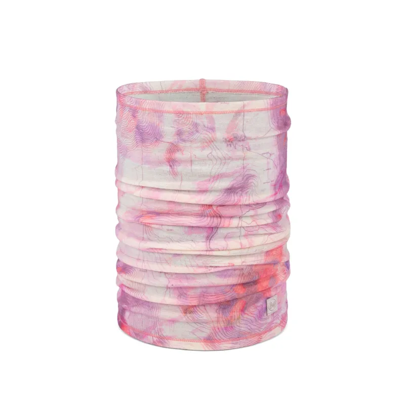 BUFF Merino Lightweight Prints Neckwear Orisa Pink Azalea Unisex sold by Buff