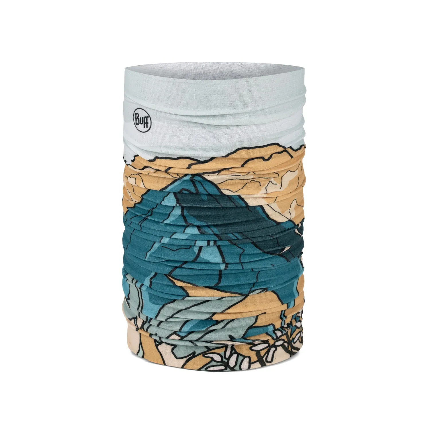 BUFF CoolNet UV® Neckwear Nive Teal Blue Unisex sold by Buff