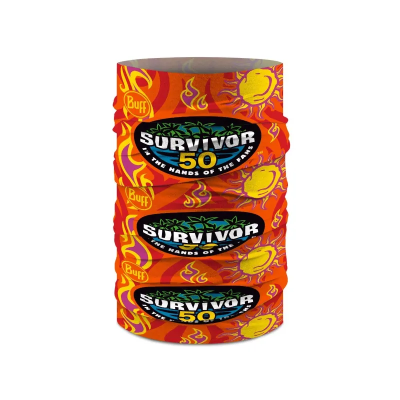 BUFF Original EcoStretch Neckwear Survivor Season 50 Cila Orange sold by Buff