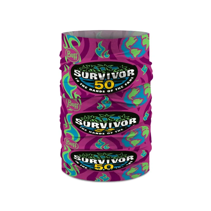 BUFF Original EcoStretch Neckwear Survivor Season 50 Vatu Pink Un sold by Buff