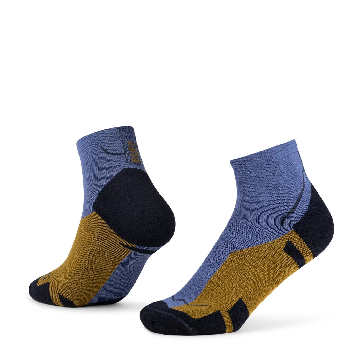 BUFF LW Merino Wool Quarter Socks Blue Unisex sold by Buff