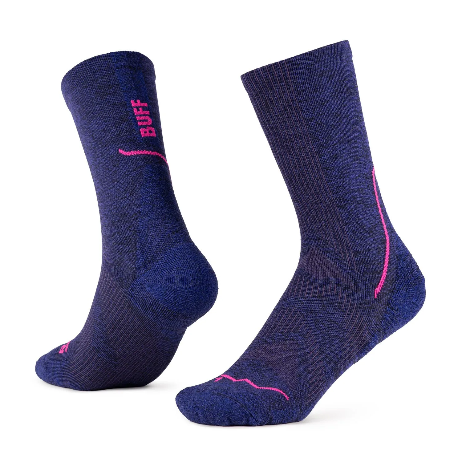 BUFF DryFlx® Crew Socks Ultramarine Blue Unisex sold by Buff