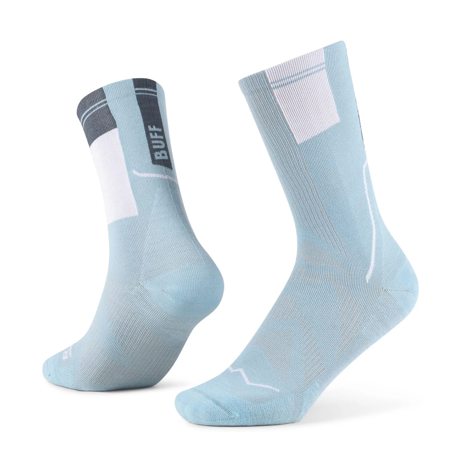 BUFF CoolNet™ Crew Socks Dusty Blue Unisex sold by Buff