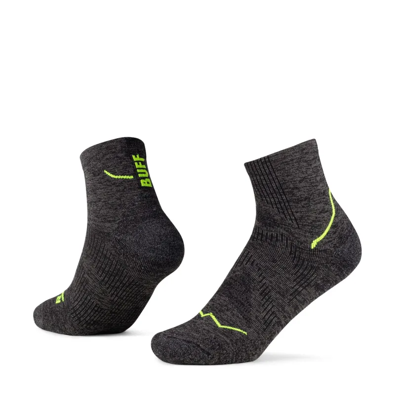 BUFF DryFlx® Quarter Socks Black Unisex sold by Buff
