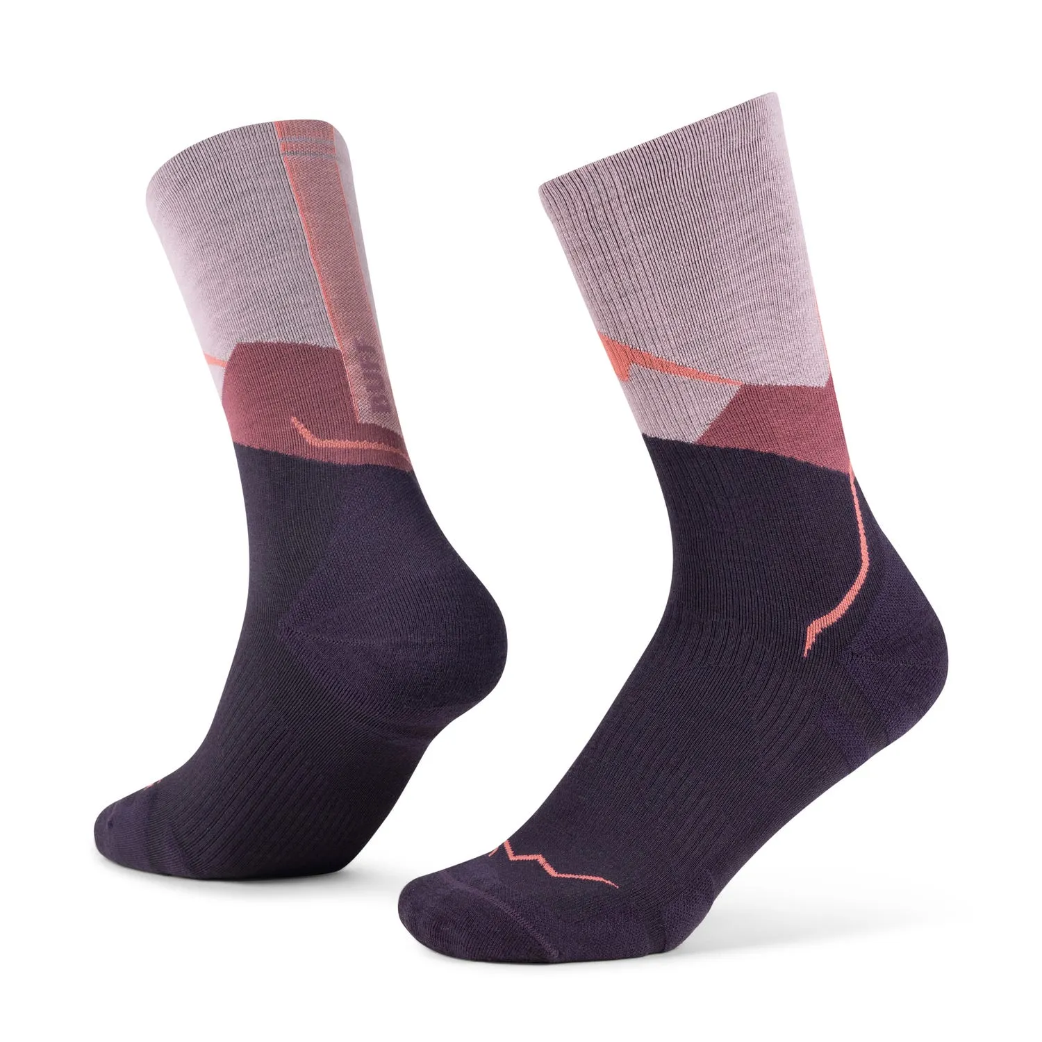 BUFF LW Merino Wool Crew Socks Pink Unisex sold by Buff
