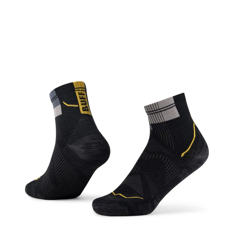 BUFF CoolNet™ Quarter Socks Graphite Dark Grey Unisex sold by Buff