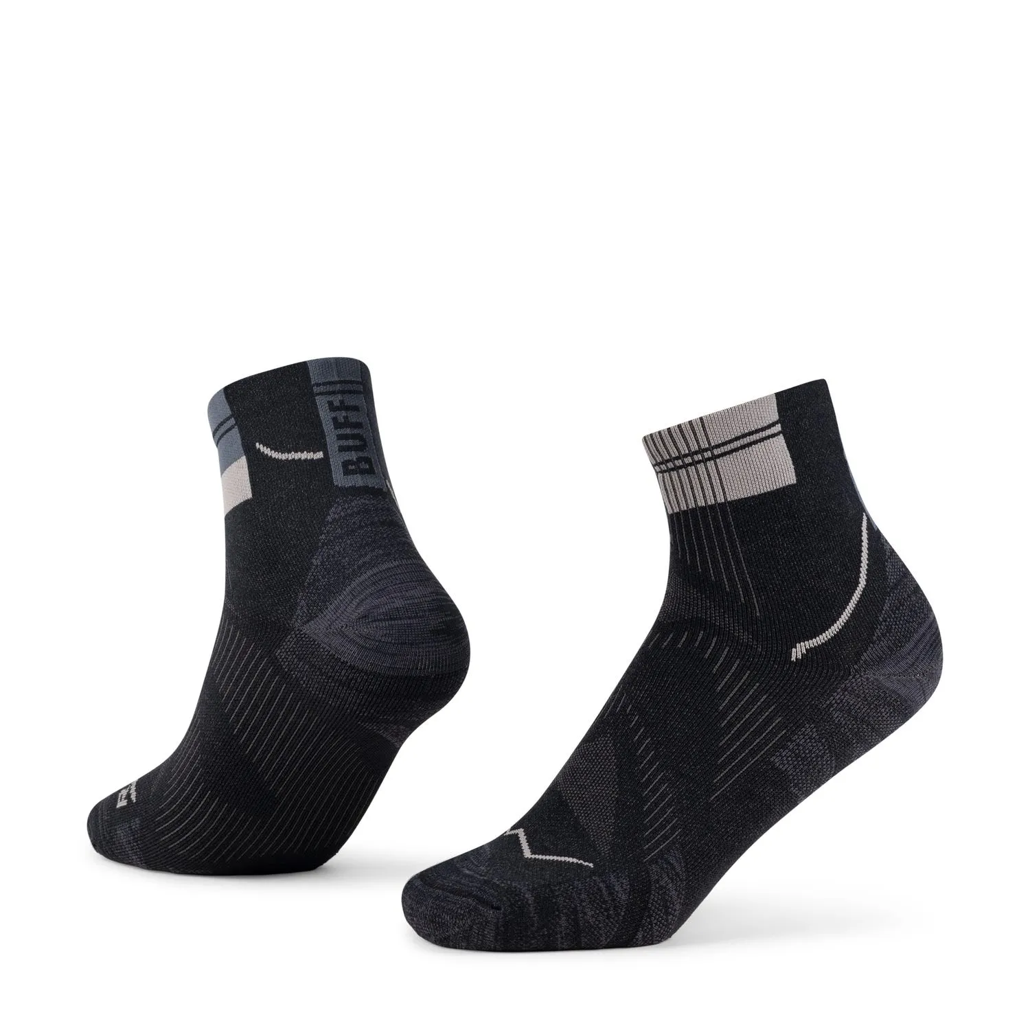 BUFF CoolNet™ Quarter Socks Black Unisex sold by Buff