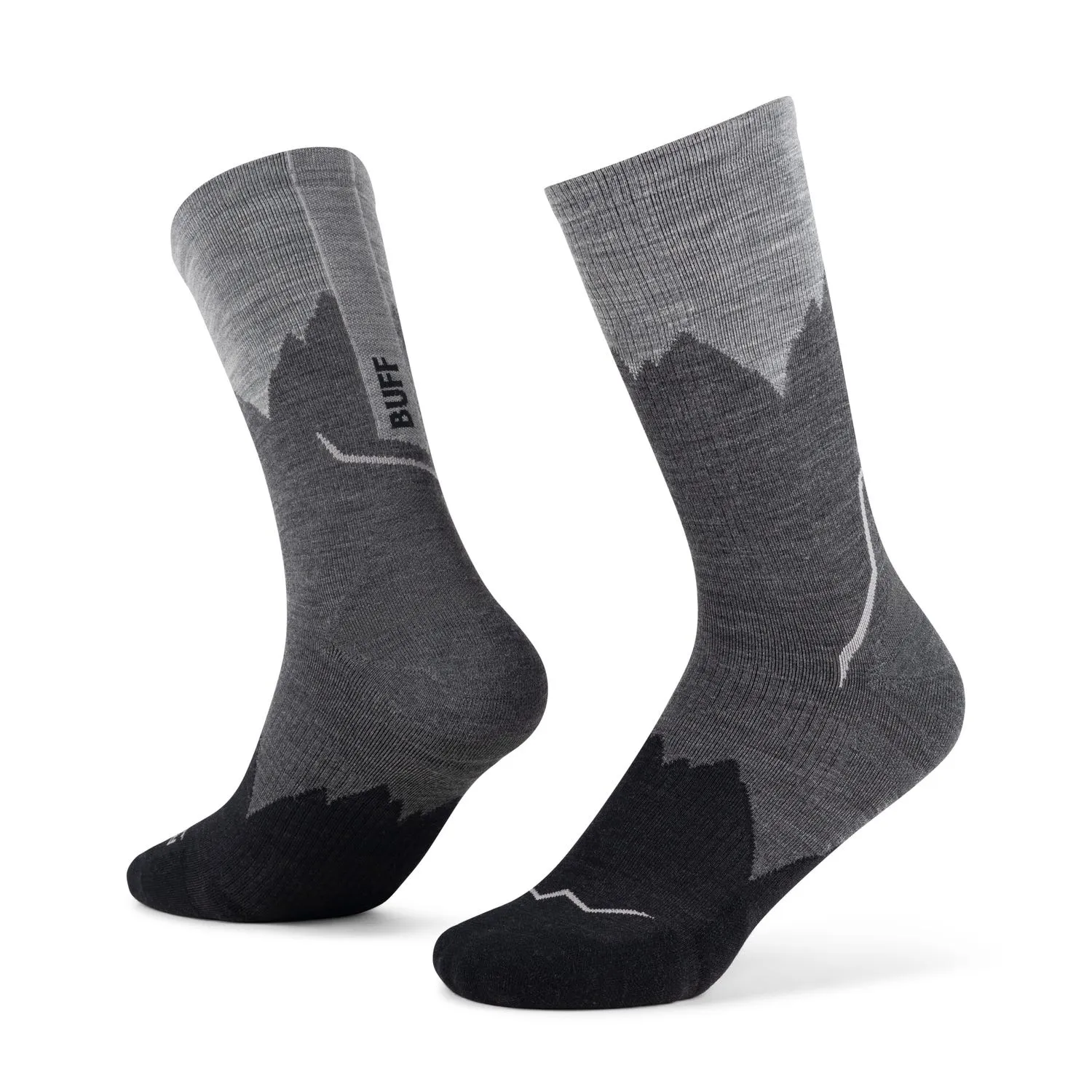 BUFF LW Merino Wool Crew Socks Black Unisex sold by Buff