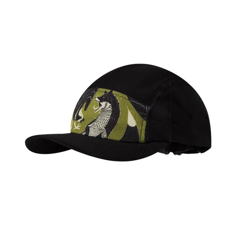 BUFF 5 Panel Go Cap Rub Chomp Black Unisex sold by Buff