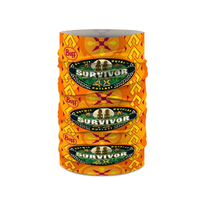 BUFF Original EcoStretch Neckwear Survivor Season 48 Civa Orange made by Buff