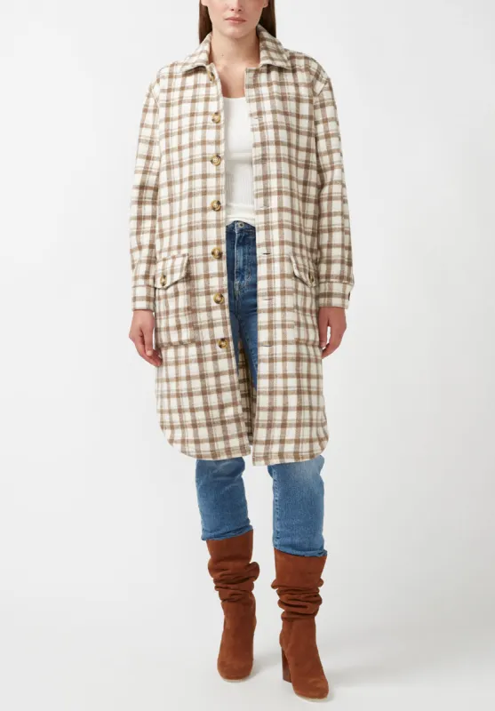 Oversize Marietta Smock Shacket - JK0573F made by Buffalo David Bitton