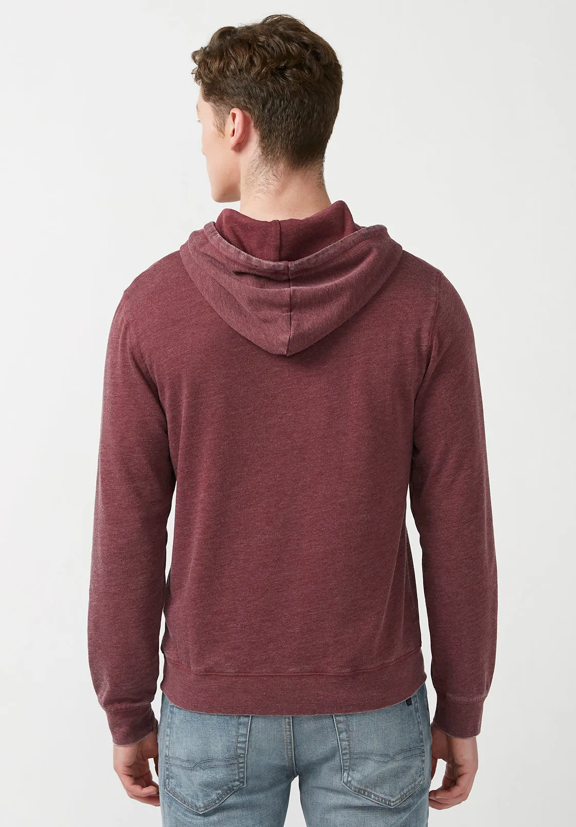 Farman Men’s Hoodie Sweatshirt in Dark Red - BM24171 sold by Buffalo David Bitton product image thumbnail 3