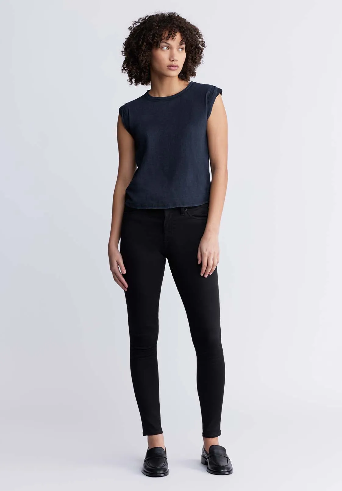 Elayne Women’s Knit Tank Top in Black - KT0130P sold by Buffalo David Bitton product image thumbnail 5