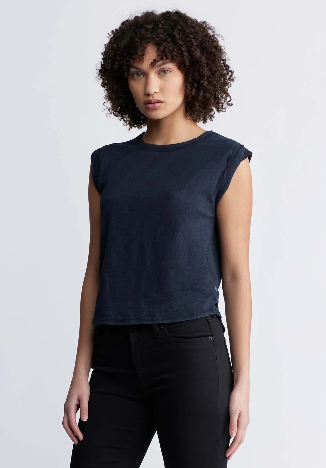 Elayne Women’s Knit Tank Top in Black - KT0130P sold by Buffalo David Bitton product image thumbnail 2