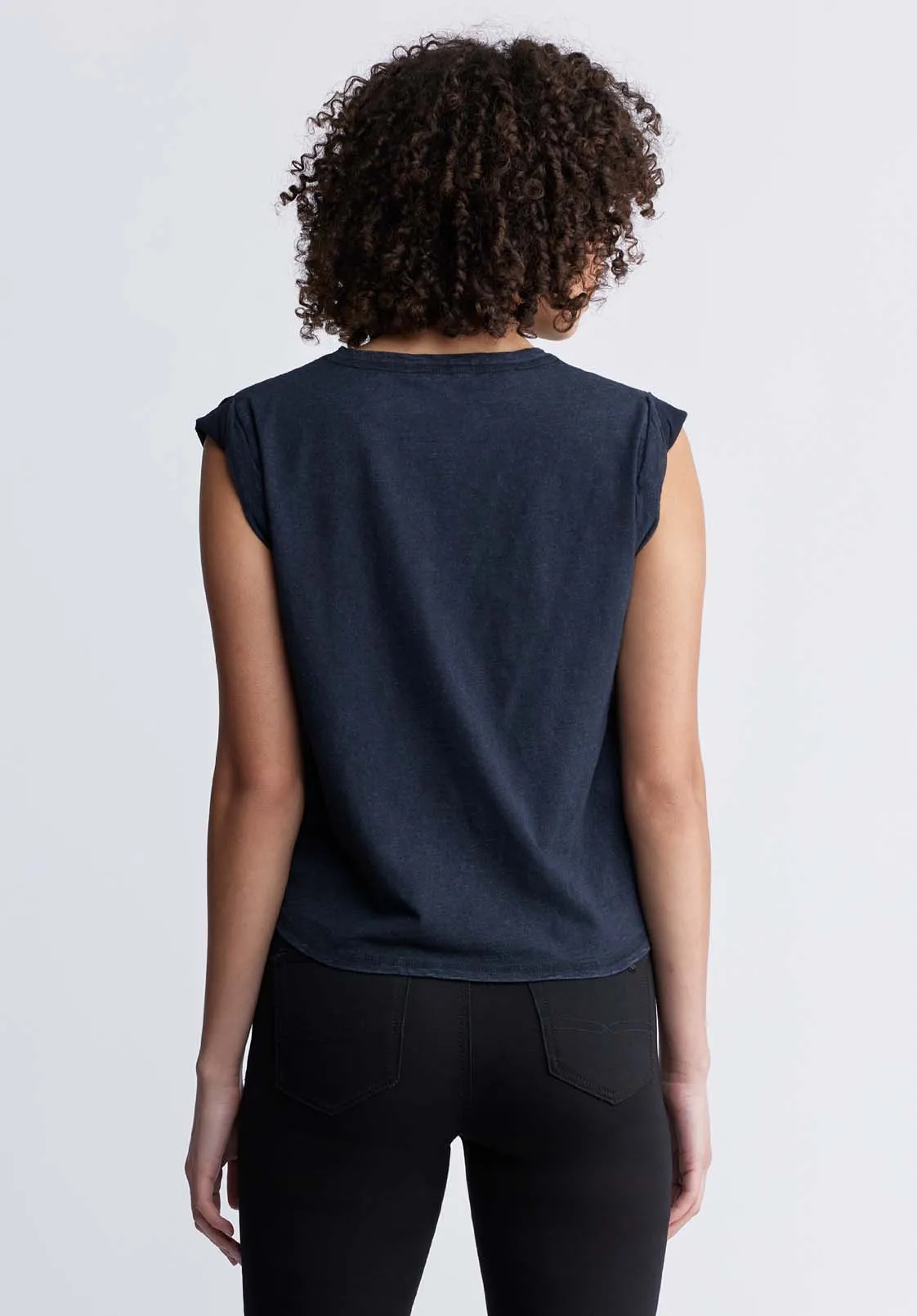Elayne Women’s Knit Tank Top in Black - KT0130P sold by Buffalo David Bitton product image thumbnail 4