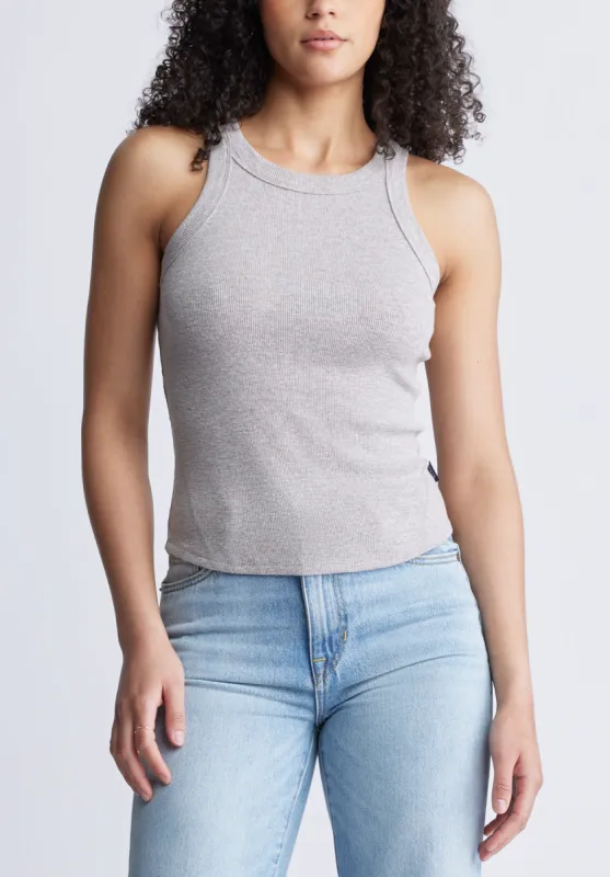 Regine Women's Ribbed Tank Top, Heather Grey - KT0141S sold by Buffalo David Bitton