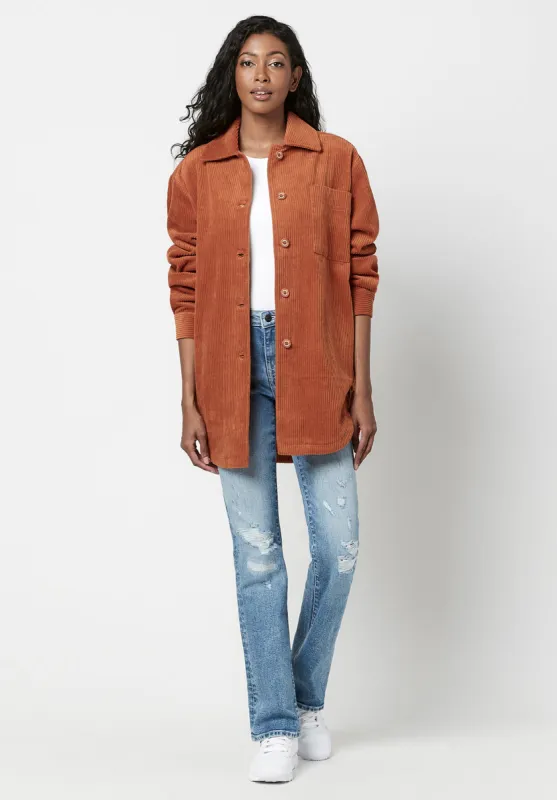 Oversize Corduroy Marlene Shacket - JK0523F sold by Buffalo David Bitton